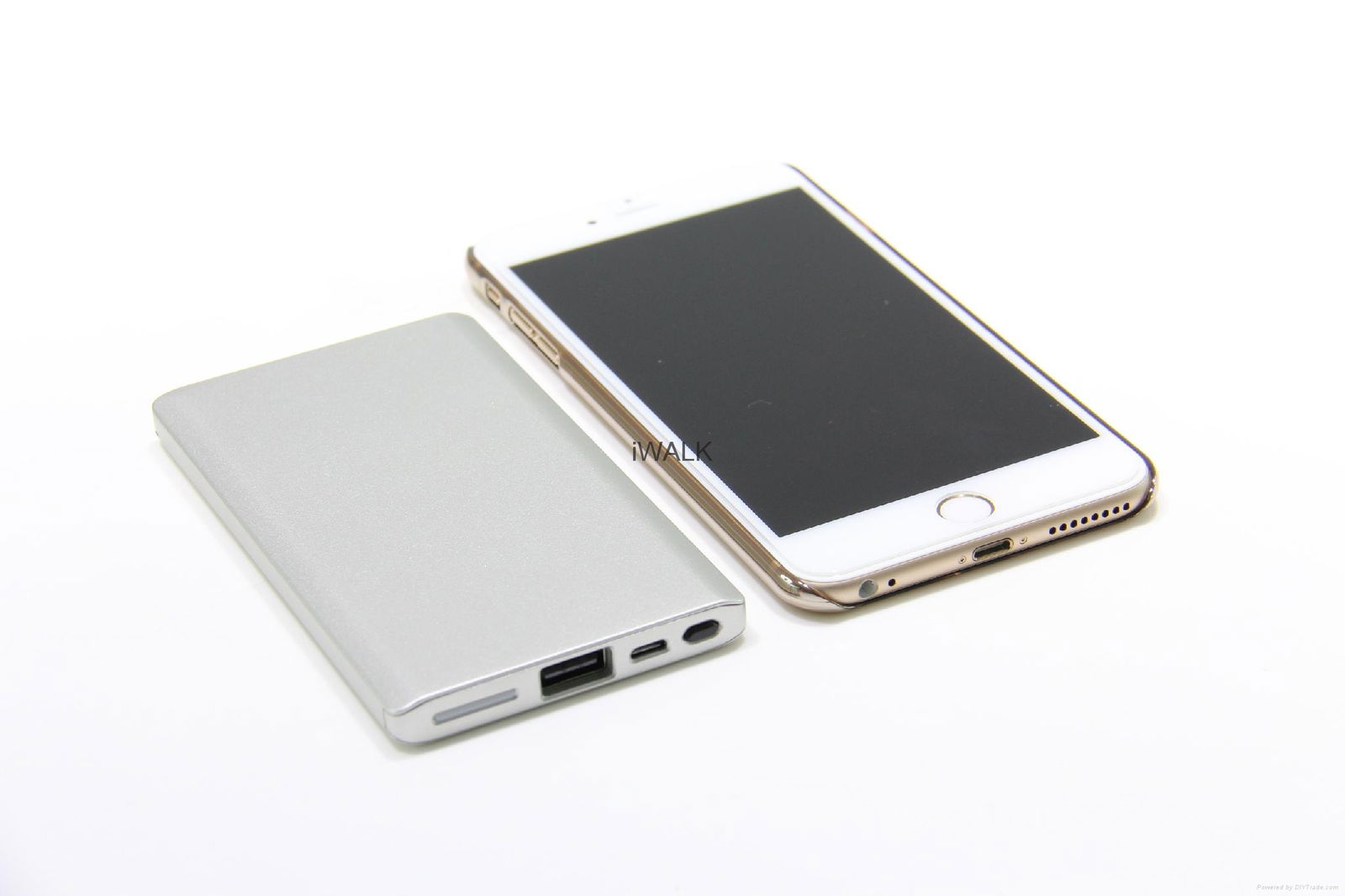 10000mAh metallic ultra slim backup power bank with dual output handy battery 2