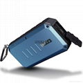 13000mAh outdoo power bank IP-66 certificated waterproof dust-proof shockproof