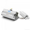 Portable docking battery for Samsung micro USB cable battery charging dock