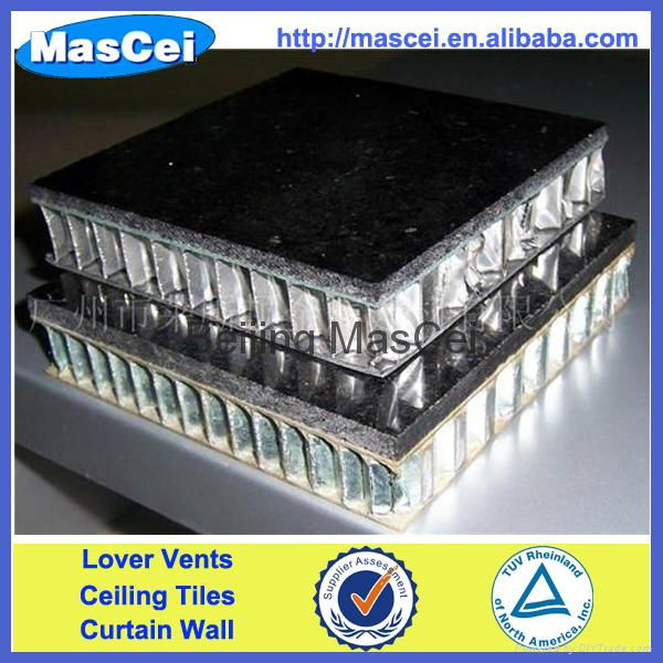 Aluminum faux marble honeycomb core panel  2