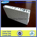 Aluminum perforated honeycomb panel