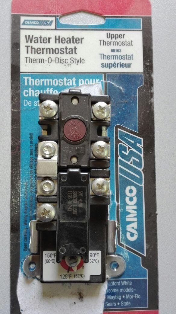 The 59T&66T Combination Thermostat from Therm-O-Disc  For Water Heater Tanks 2
