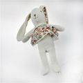 Cute plush rabbit toy with dress