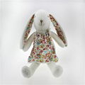 Cute plush rabbit toy with dress 4