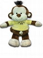 OEM high Quality custom plush stuffed monkey toys