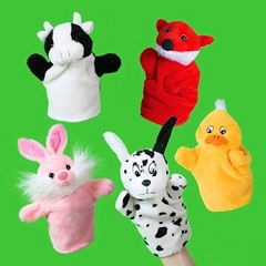 Plush soft promotion finger puppet toy