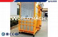 SC100 / 100 Double Cage passenger Hoist / Building elevator 1