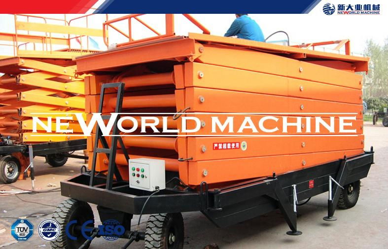 Electric / Manual Drive Mini Hydraulic Platform Lift Safety ,1000kg Loading