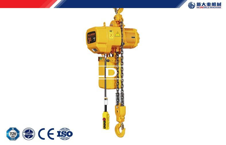 Hsy Model Chain Wire Rope Electric Hoist 1 Ton - 20 Ton Travelling Trolley For I 2