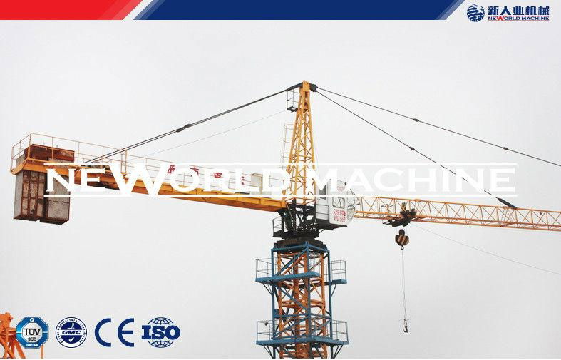 Construction Machinery Building Crane 8 Ton 60 - 200m , Tower Crane Qtz80