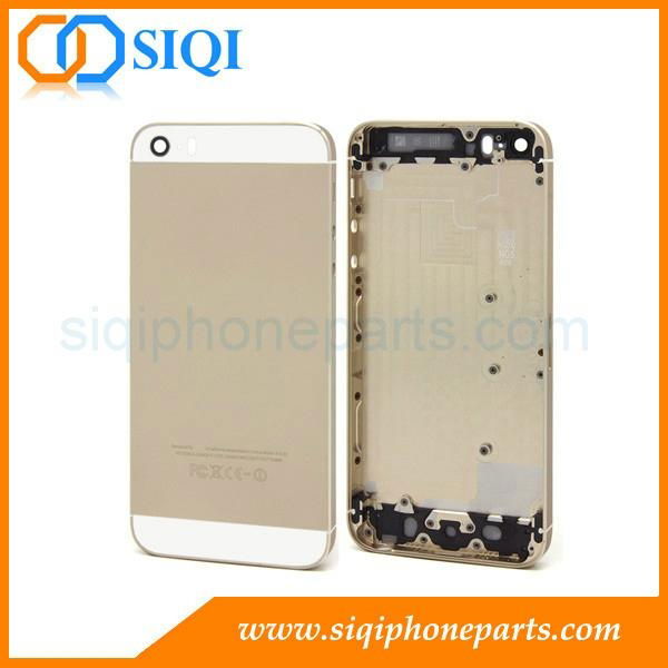 Hot Sale For iPhone 5S Back Housing China Wholesale(Gold)