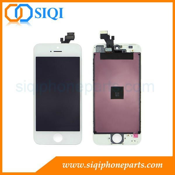 Factory Price For iPhone 5 Screen Replacement Parts, White Screen for iPhone 5