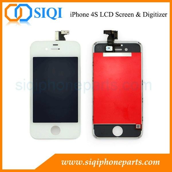High Quality For iPhone 4S Screen China Wholesale (White)