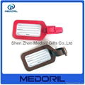 Shenzhen supplier wholesale soft pvc travel l   age tag with custom logo 3