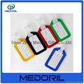Shenzhen supplier wholesale soft pvc travel l   age tag with custom logo 4