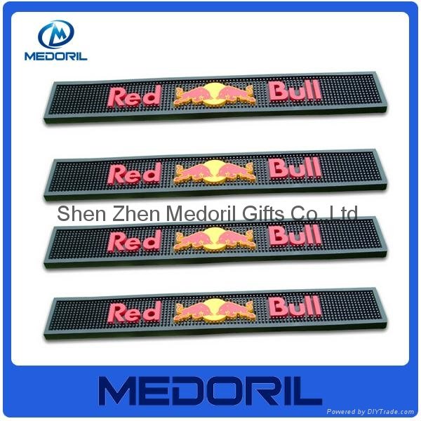 Bar accessories soft pvc rubber bar beer mat for promotion 4