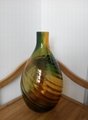 Custom color glass vase household adornment fashion vase 5