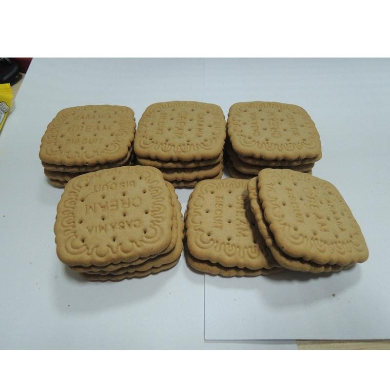 Biscuit Sandwiching Machine Connect with Packaging Machine 5