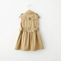 Classical girl solid  dress 2