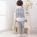 Autumn fashion boy clothes set 2