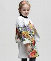 wholesale winter girl floral coat