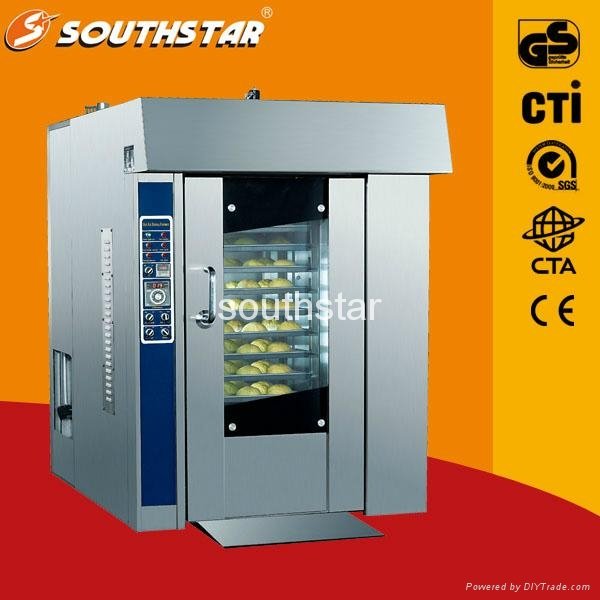 100% manufacturer supplier 12 tray rotary rack oven with high quality