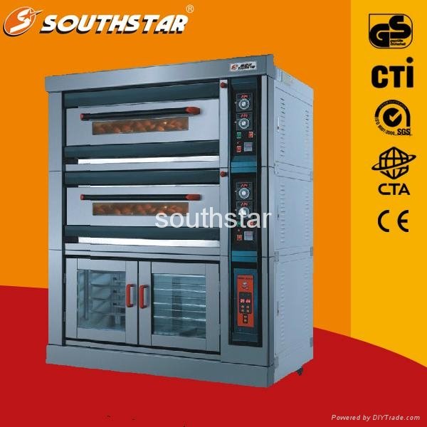 2 Deck 4 Trays Electric deck  Oven With Proofer