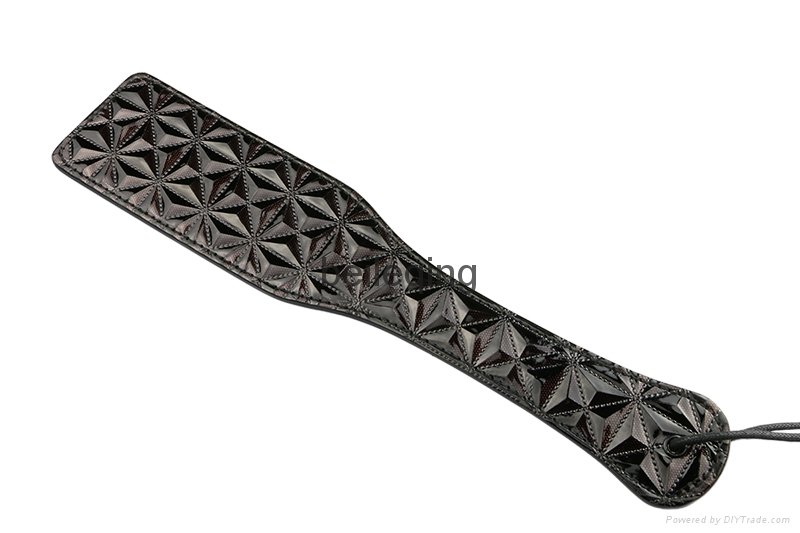 PU Sexy Diamond Pattern Paddles For Male and Female