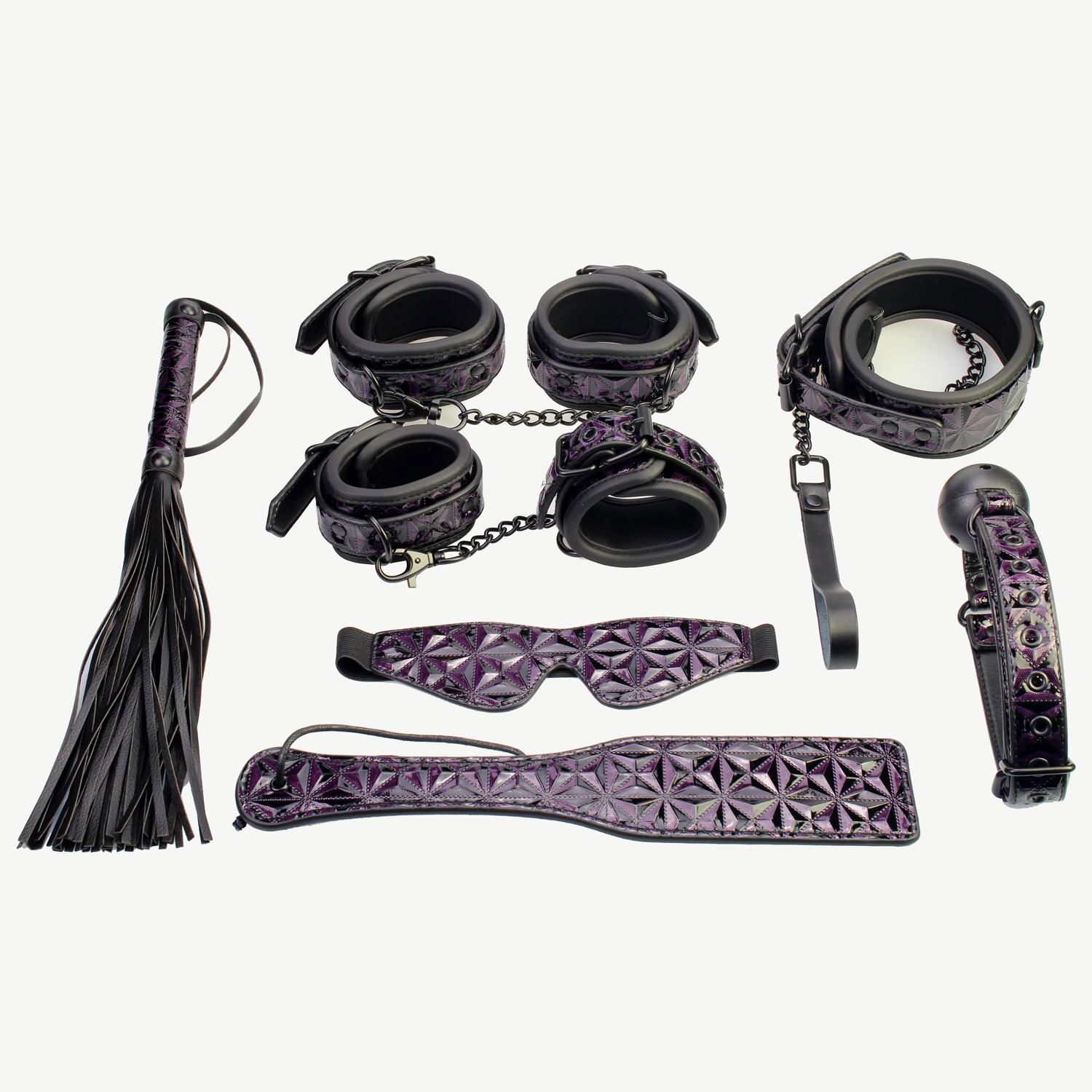 Fetish Sex Toys 7pcs Restraints Kits BDSM products 3