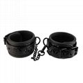 PU Metal BDSM Bondage wrist & ankle restraints 1