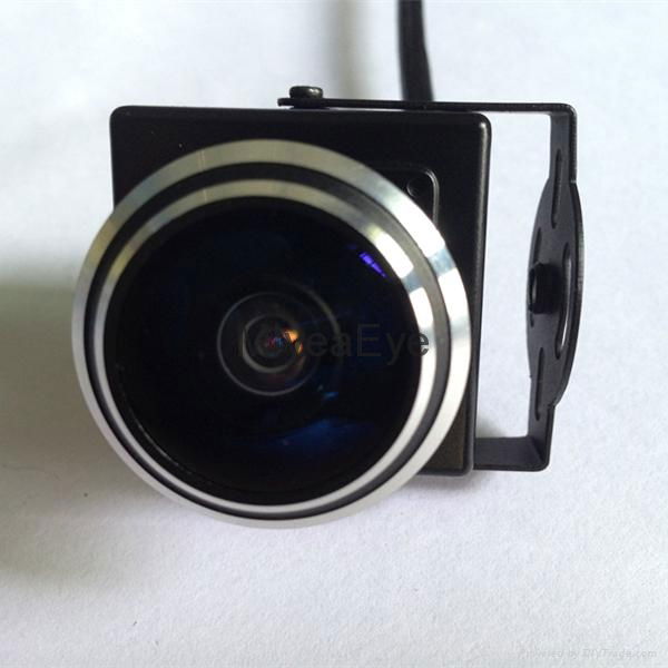 720P HD fisheye mini ip camera super wide angle 178 degree