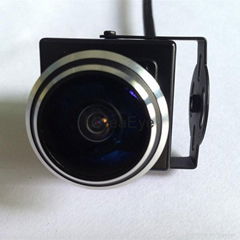 720P HD fisheye mini ip camera super wide angle 178 degree