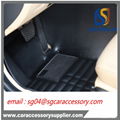  China supplier for PVC leather material 5D car floor mat  2