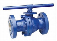  Flanged Ends Soft Seal Cast Steel Floating type Ball Valve with Lever operated