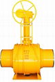 Gear Operated Fully Welded Ball Valve