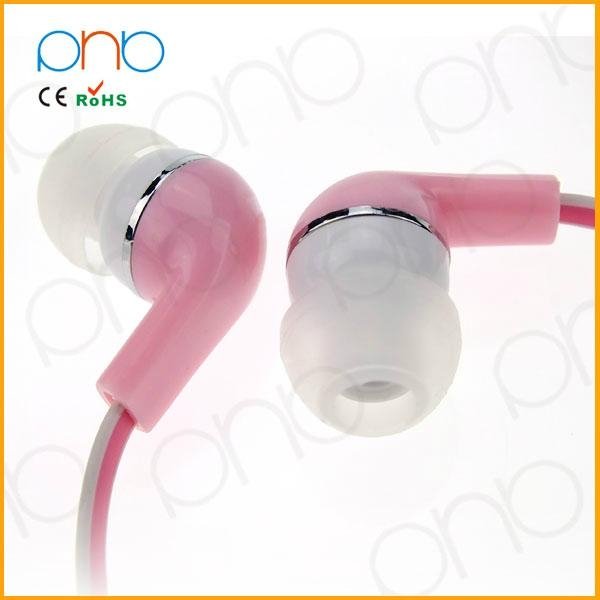 PHB正品 入耳式手機耳機耳塞 粉色女生適用 2