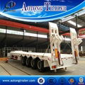 4 Axle Lowboy Trailer Low Loader Semi