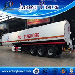 3 axle 42000 liters 6 compartment fuel tank semi trailer 