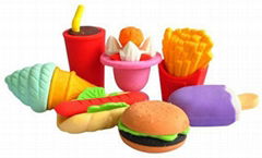 Food shaped erasers 