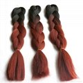  two toned ombre kanekalon jumbo braiding hair Xpression Braiding Hair hot sell 