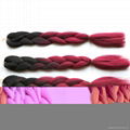  two toned ombre kanekalon jumbo braiding hair Xpression Braiding Hair hot sell  4