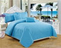 Embossed Quilt Set Bedding set 5pcs 4