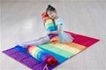 Neckroll cushion meditation blanket plus