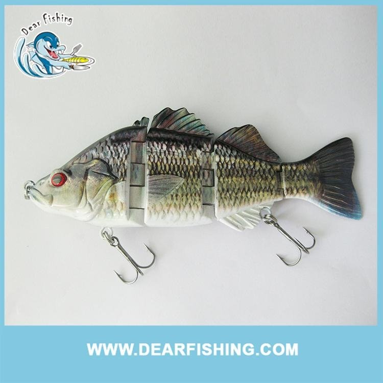 Fishing lure Bass 4 sections lure muti jointed fishing lures