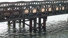 galvanized painted bailey bridge