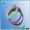 Customized Debossed Silicone Wristbands 4