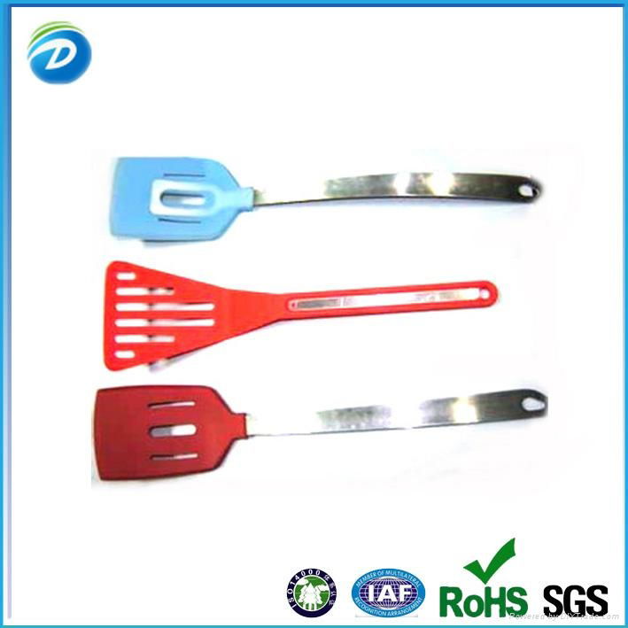 Cooking Silicone Kitchenware with Stainless Steel Handle 4