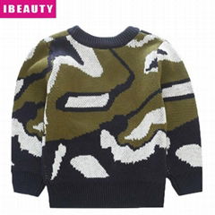 Wholesale boys jacquard cosby sweater