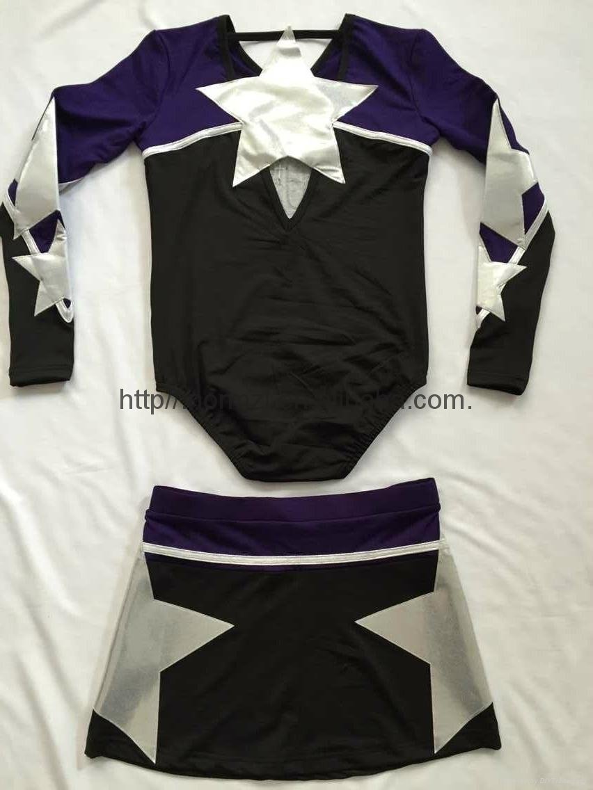 2015 hot sale custom dry fit Printed cheerleading training wear