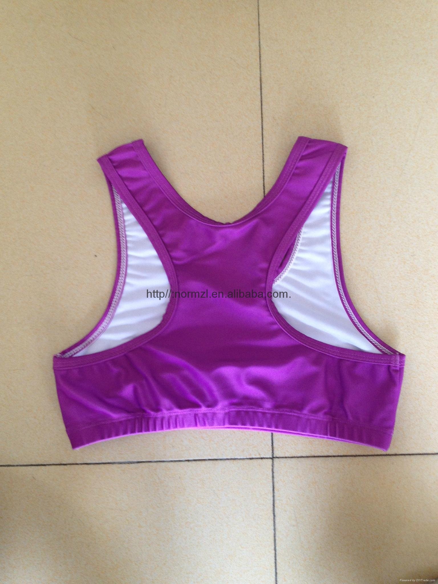 2015 hot sale custom dry fit Printed cheerleading training wear 2